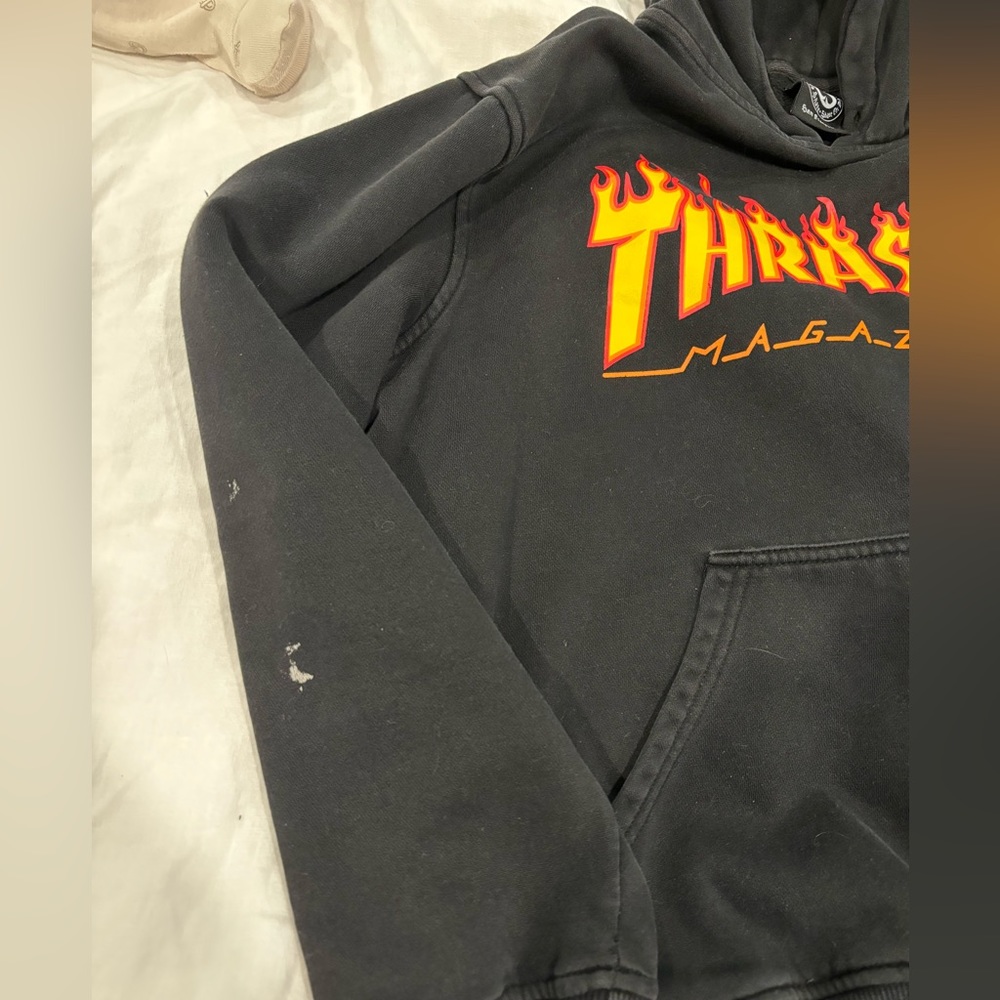 Thrasher flame hoodie black - Picture 4 of 5